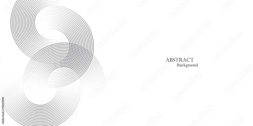 Poster abstract white background with spiral shapes. technology futuristic template. abstract white backgro