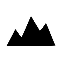 Fototapeta premium Mountain icon