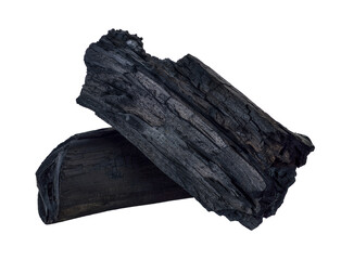 Natural wood charcoal, traditional charcoal or hard wood charcoal transparent png