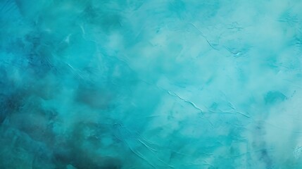 Cyan color. Abstract blue texture background resembling calm water or marble with soft gradients...