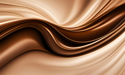 chocolate background with flowing lines