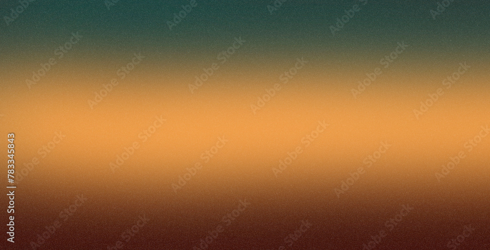 Aufkleber orange green gradient background, grainy texture smooth color gradient noise texture, copy space