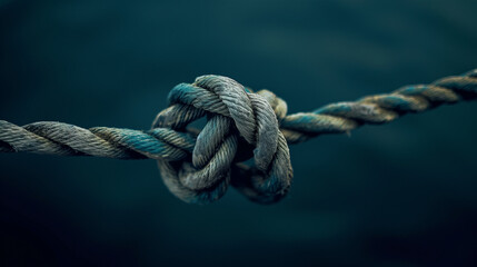 Fototapeta premium The Art of Knots: Navy Rope Detail