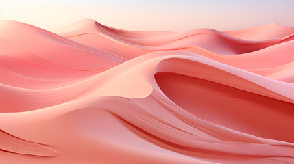 Abstract graphic landscape of pink Desert. Generative AI - 783348653