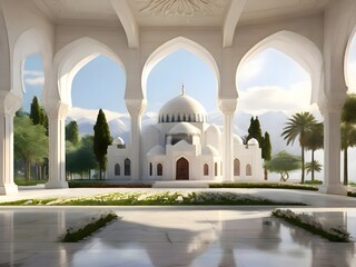 design of exterior of mosque 