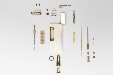 Disassembled Lighter