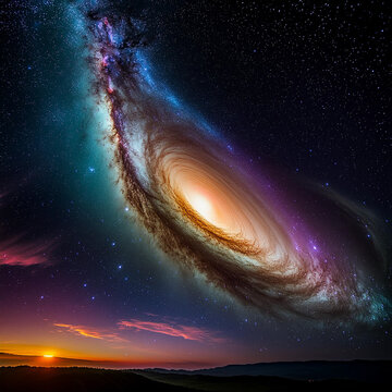 AI Spiral Galaxy