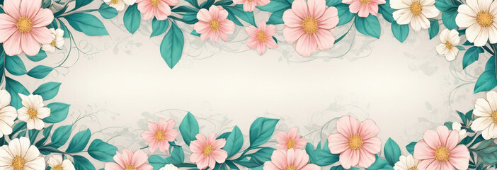 flower pattern, floral, wallpaper, background