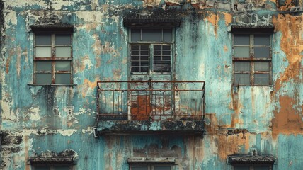 Urban Relics: Rusted Charm of Sao Paulo's, Brazil Old Building Facade