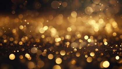 abstract background of soft golden bokeh