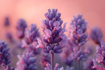 Serenity Bloom: Lavender Glow. Concept Garden Escape, Tranquil Moments, Lavender Fields, Relaxation...