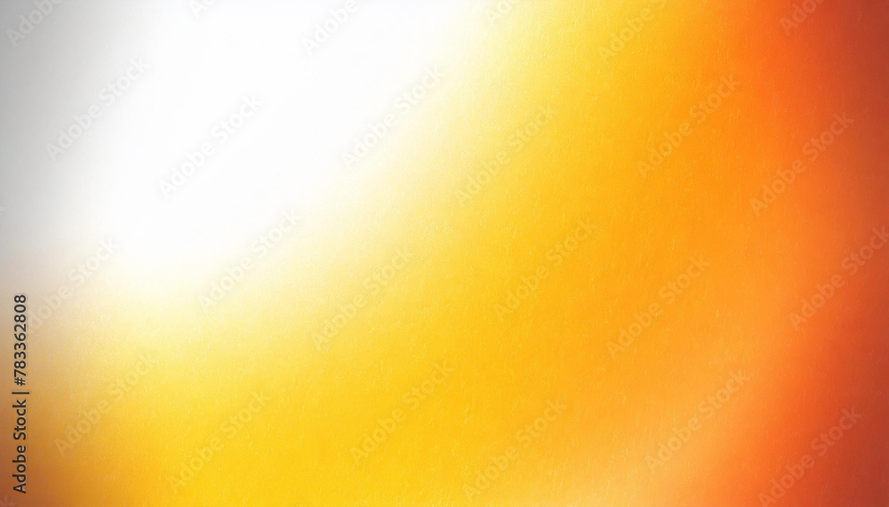 Poster white yellow orange , abstract background shine bright light and glow template empty space , grainy 
