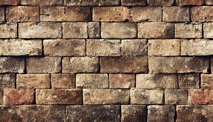 seamless old sandstone brick wall background texture tileable antique vintage stone blocks or tiles...