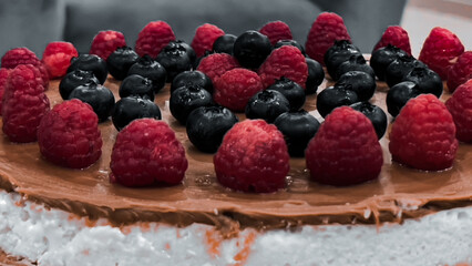 ‏Lotus Peskov cheesecake with berries