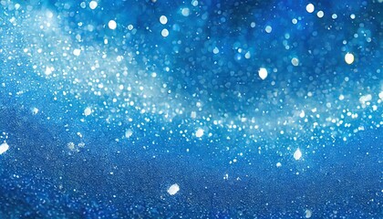 christmas glitter effects bright soft blue with hints of pearl color winter art design