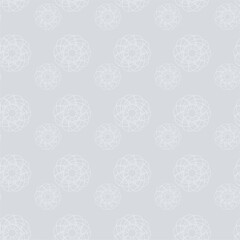 Seamless decorative pattern with flowers wallpaper festive  birthday background art decor design for textile, paper