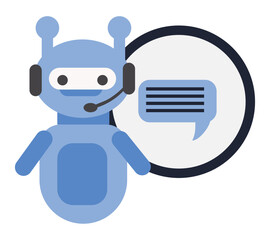 chatbot technology service icon