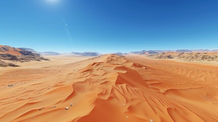  sand dunes, mountains, sun