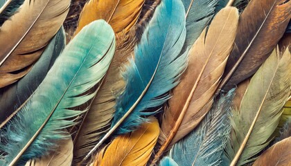 feathers seamless background