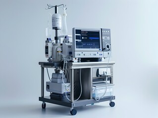 Sophisticated Anesthesia Machine for Testosterone Pellet Insertion Procedure in Medical Facility