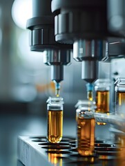 Syringe Pump Delivering Testosterone Injections in a Sophisticated Laboratory Setting