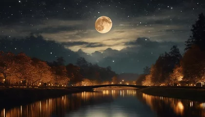 Kissenbezug owl s night by the last light of the moon © Patti