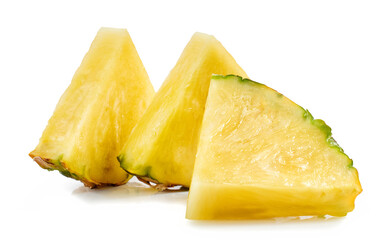 fresh juicy pineapple pieces - 783375871