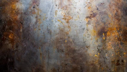 Behangcirkel grunge dirty metal background or texture © Kendrick
