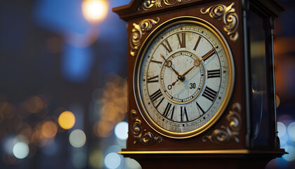 The old grandfather clock chimed midnight, marking the end of one day and the beginning of another.