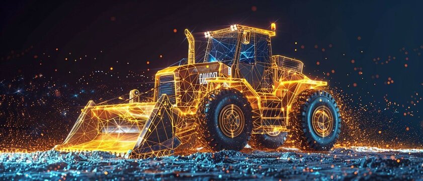 smart digital backhoe loader, ai  in construction project management systems, excavation optimization algorithms, equipment maintenance scheduling.
