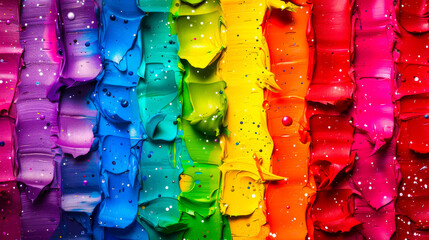 Fototapeta premium LGBT flag During Pride Month 