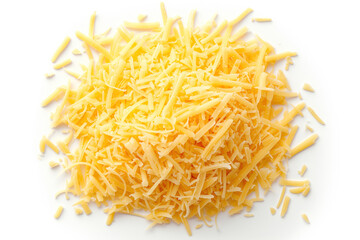 Vibrant Grated Cheddar Heap