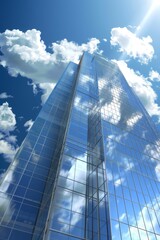 Fototapeta na wymiar skyscrapers of a big city Generative AI