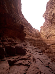 Road to Salta view of the Conchas Canyon with some light inputs