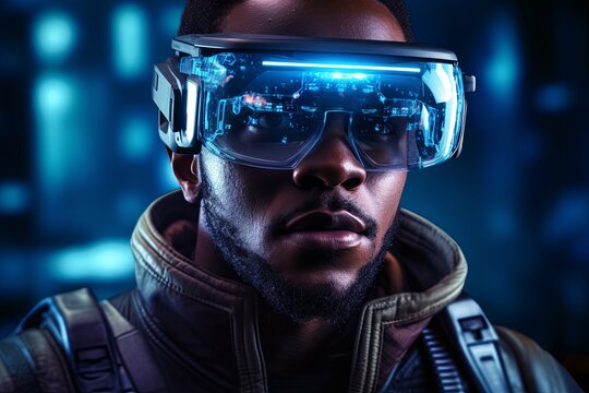 
It seems like you're referring to smart glasses, augmented reality (AR) goggles, or virtual reality (VR) devices that overlay digital information onto the user's field of view. 