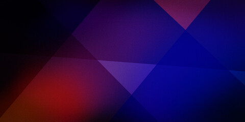Obraz premium Fascinating multicolored blue red pink purple azure ultramarine blend of geometric shapes with vibrant rays. Great for art, creative projects. Vintage style