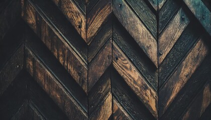 a close up of a wooden wall with a geometric pattern