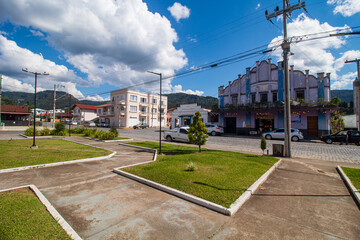 Fototapeta na wymiar centro de Urubici - Serra Catarinense - Serra Geral - Santa Catarina - Brasil