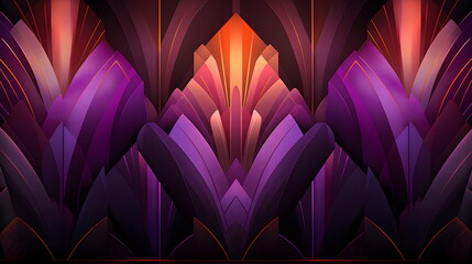 purple art deco background