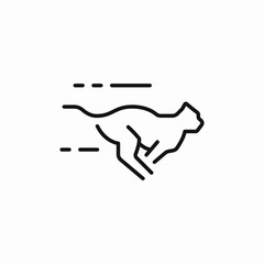 Fast Running Cheetah Speed icon