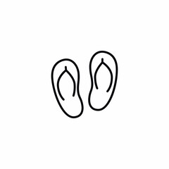 Summer Beach Slippers Flip Flop icon