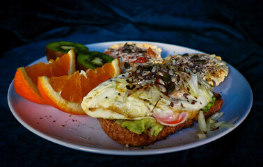 Brunch Bliss: Avocado Toast with Fresh Fruits