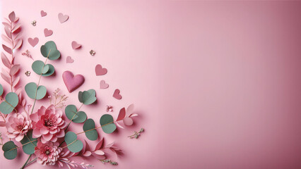 Background design for Happy Women's, Mother's, Valentine's Day. greeting card design