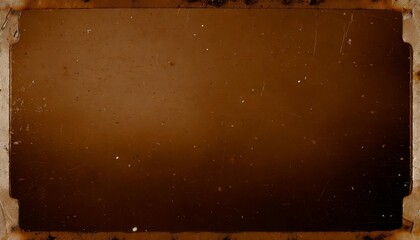 old brown vintage film frame overlays texture overlays screen border textured of scratches chips dirt on old aged surface