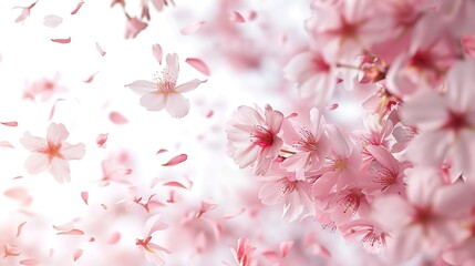 Cherry Blossoms in Ethereal Bloom