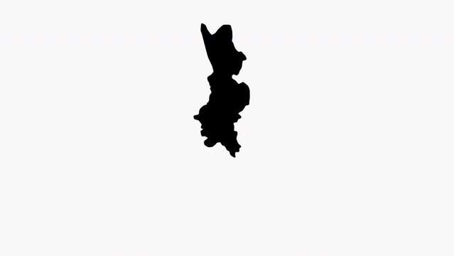 animated video of Badulla map in Sri Lanka