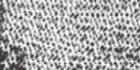 Halftone background vector. Monochrome Abstract dot, Gradient halftone dots for background pattern and texture.
