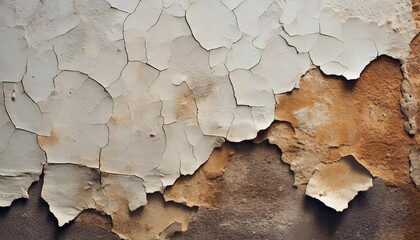 old wall texture background damaged cracked plaster and light paint