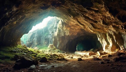 a cave in the ground with a cave in it and a cave in the ground with a cave in it and a cave in the ground with a cave in it and a cave in it