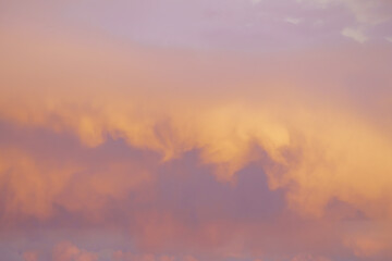 Dreamy Clouds at Sunset